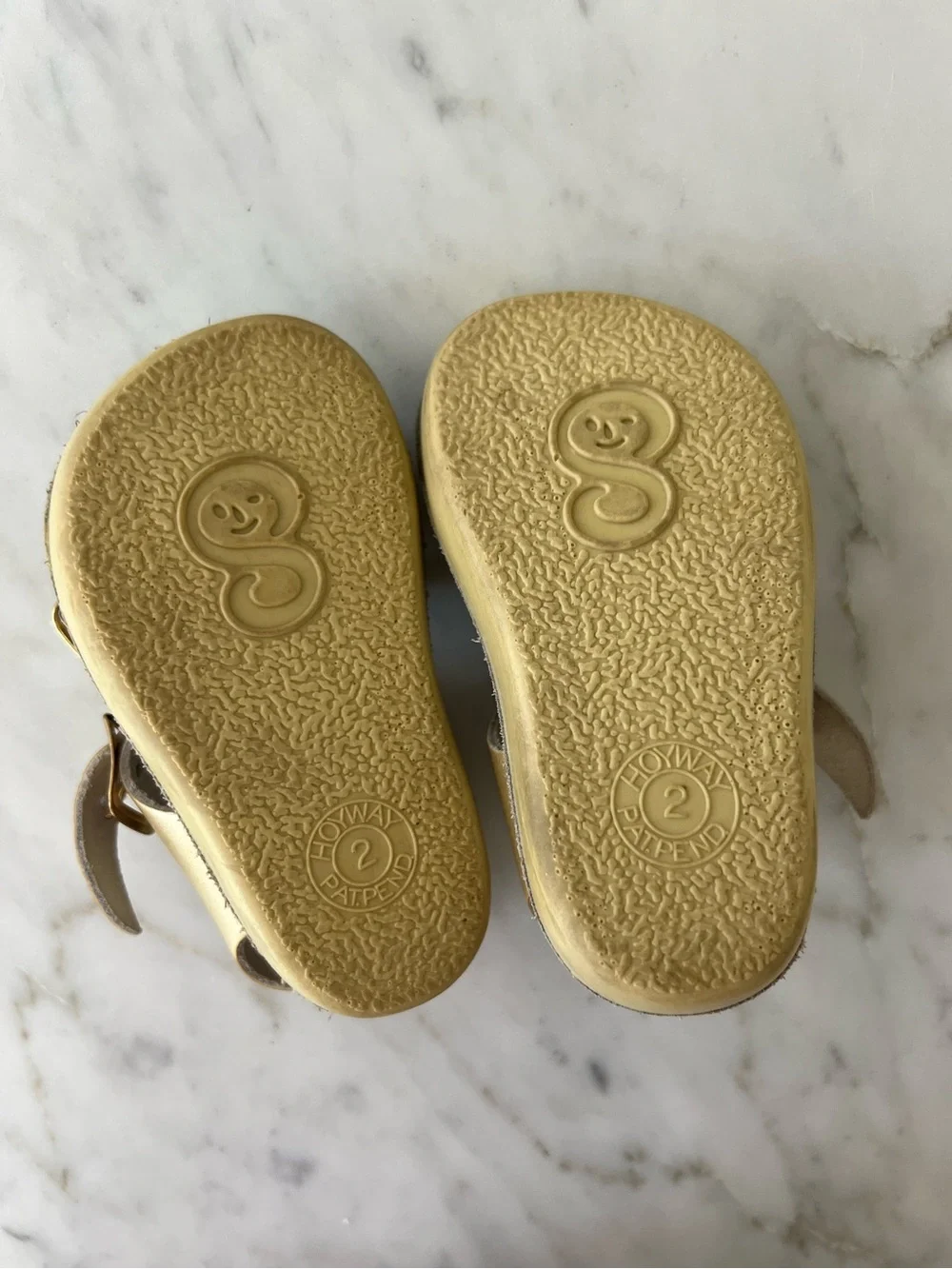 Sun San Sweetheart Gold Baby Sandals